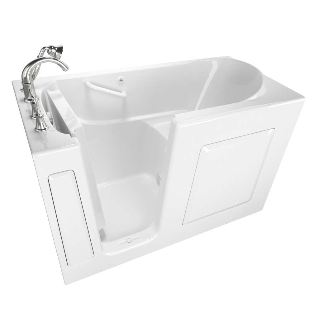 Value 60x30x37-1/2" Soaker Walk-In Tub w/Left Drain in White