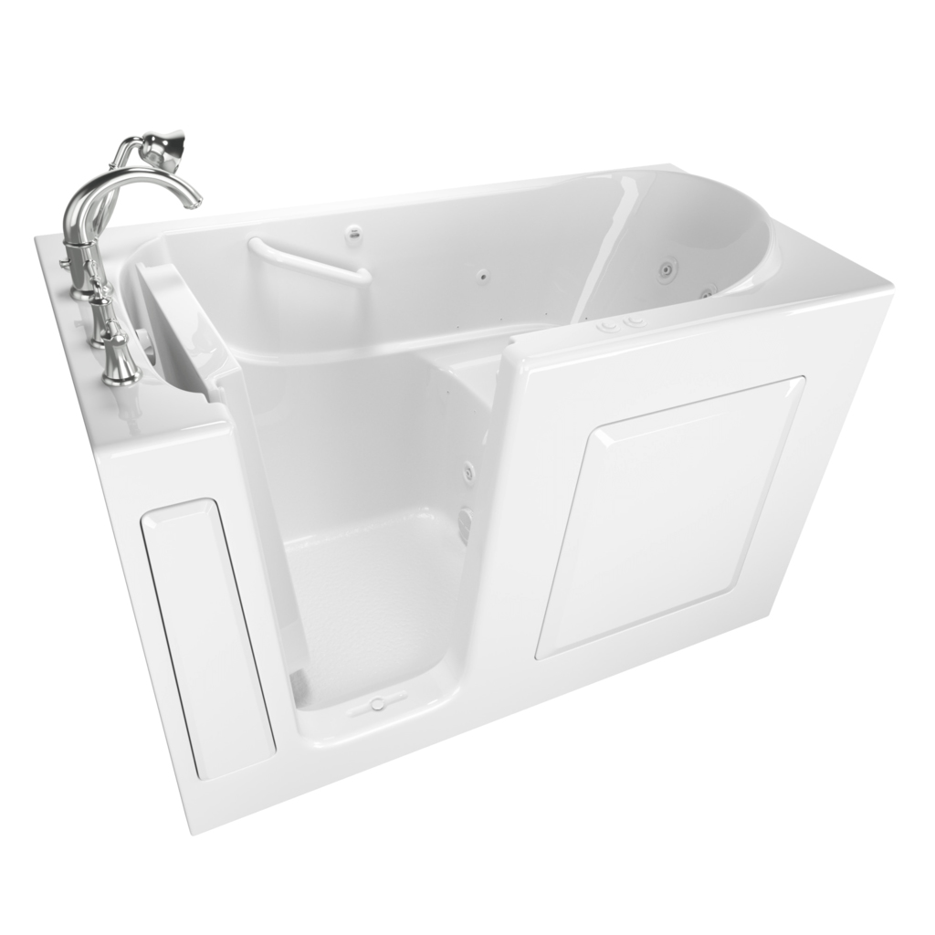 Value 60x30x37-1/2" Combo Walk-In Tub w/Left Drain in White
