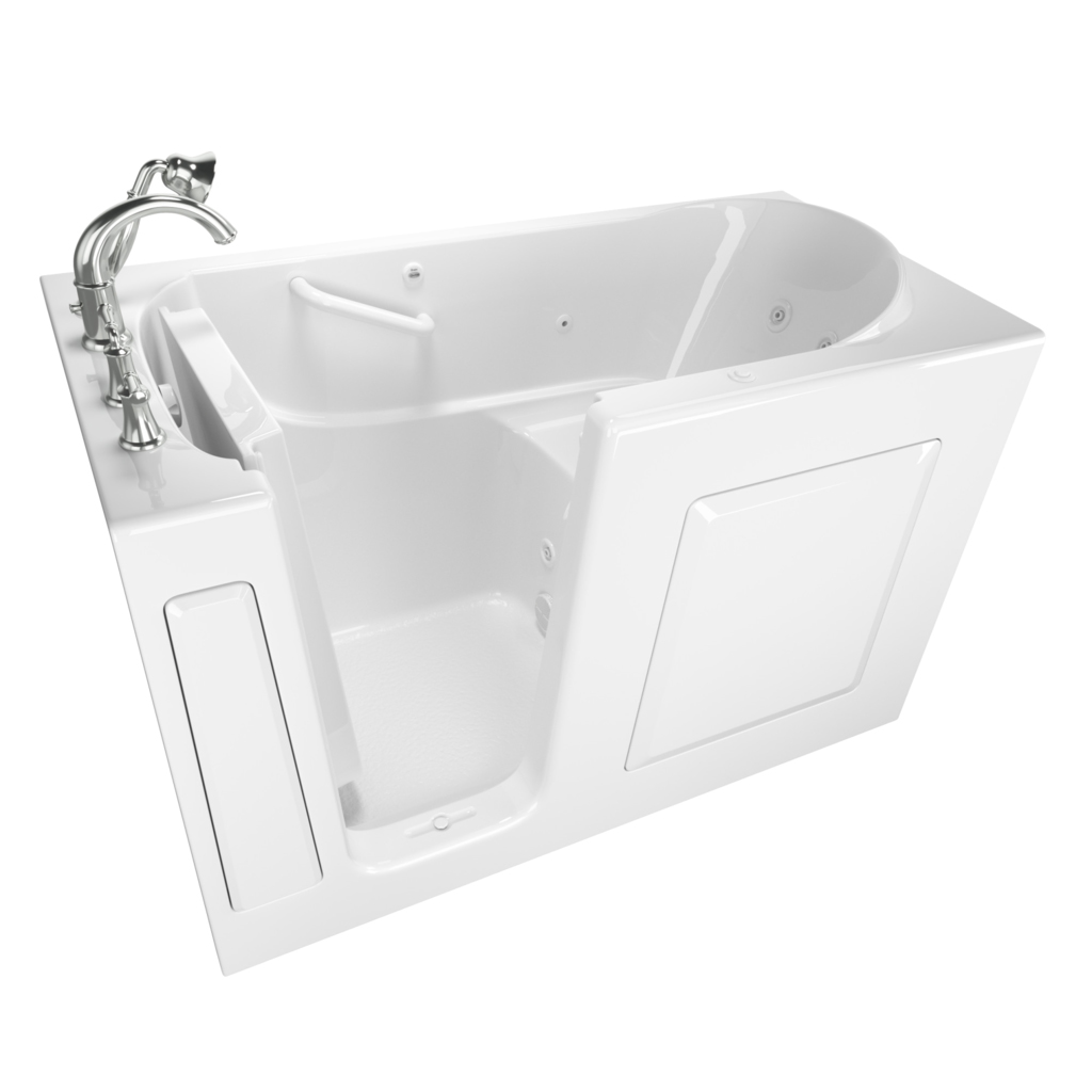 Value 60x30x37-1/2" Whirlpool Walk-In Tub w/Left Drain White