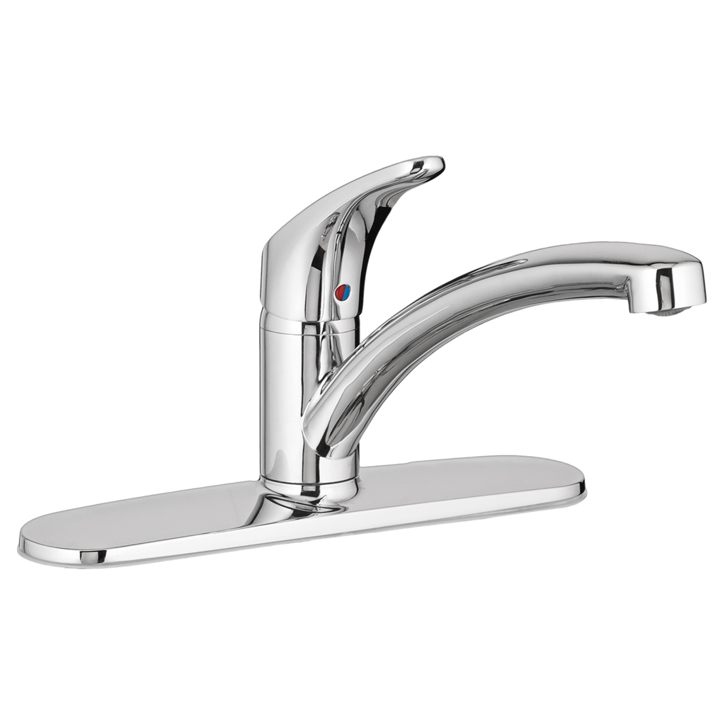 Colony Pro Kitchen Faucet in Polished Chrome w/Deckplate