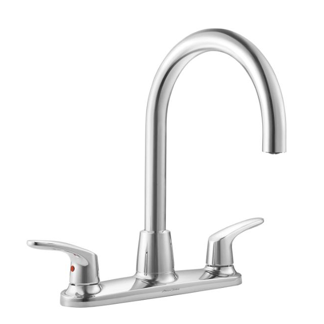 Colony Pro High Arc Kitchen Faucet in Polished Chrome w/Sidespray
