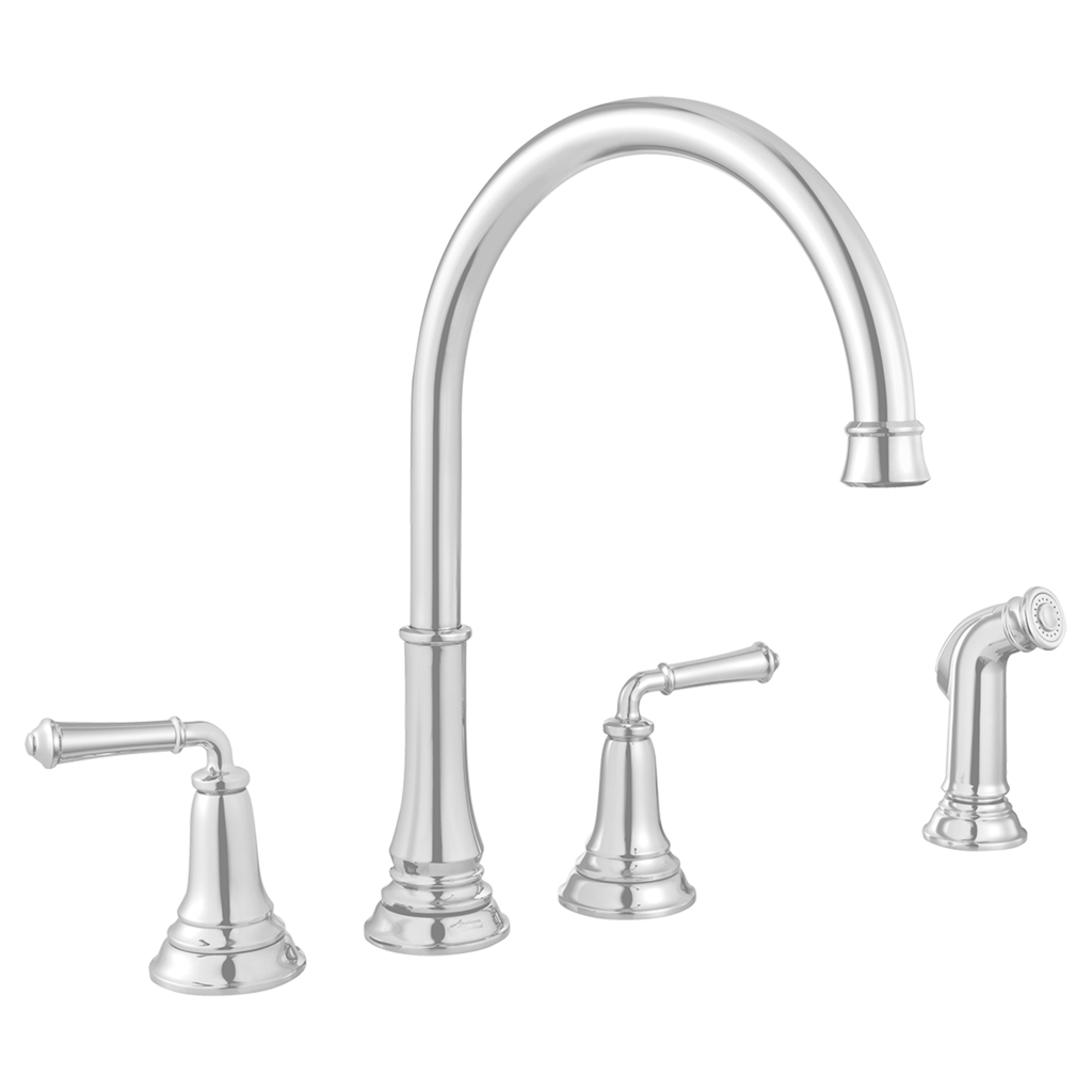 Delancy High Arc Kitchen Faucet in Polished Chrome
