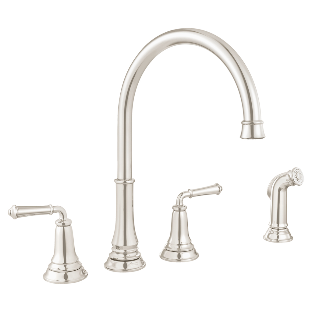 Delancy High Arc Kitchen Faucet in Polished Nickel