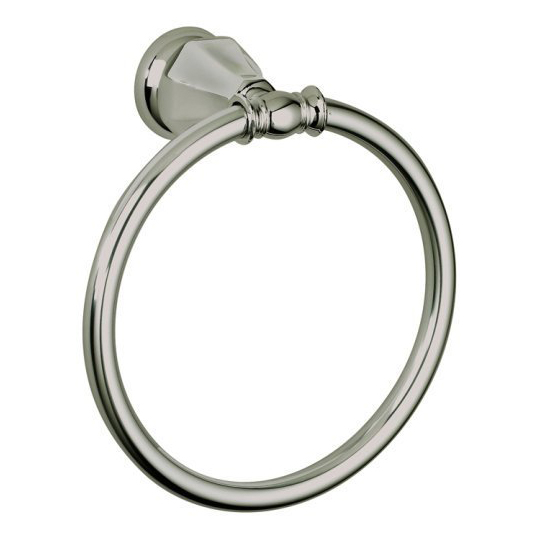 Dazzle 6-1/8" Towel Ring in Satin Nickel
