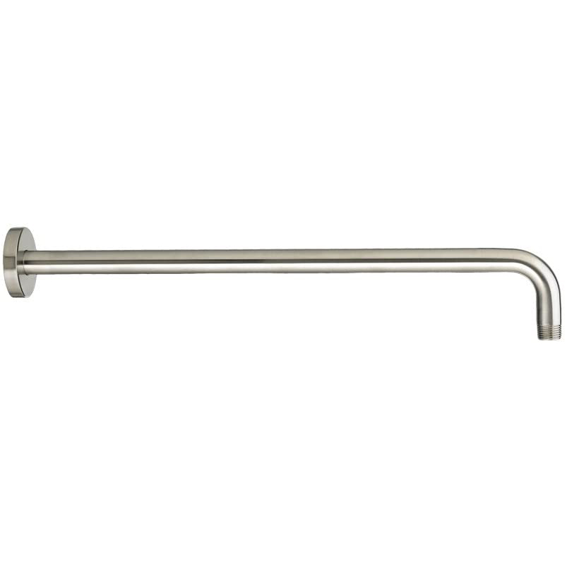 Rain 18" Wall Mount Shower Arm & Flange in Brushed Nickel