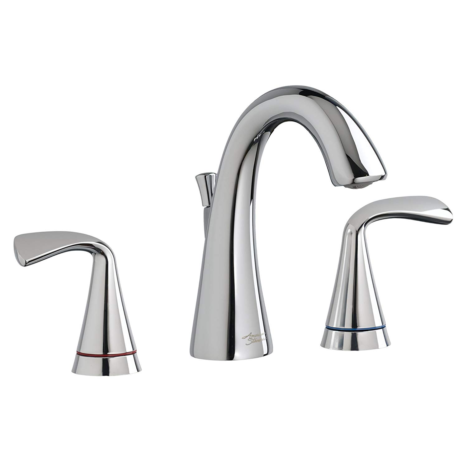 Fluent Widespread Lav Faucet W/Lever Handles In Polished Chrome