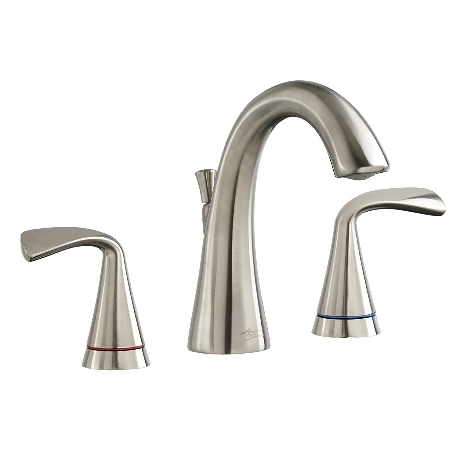 Fluent Widespread Lav Faucet W/Lever Handles In Brushed Nickel