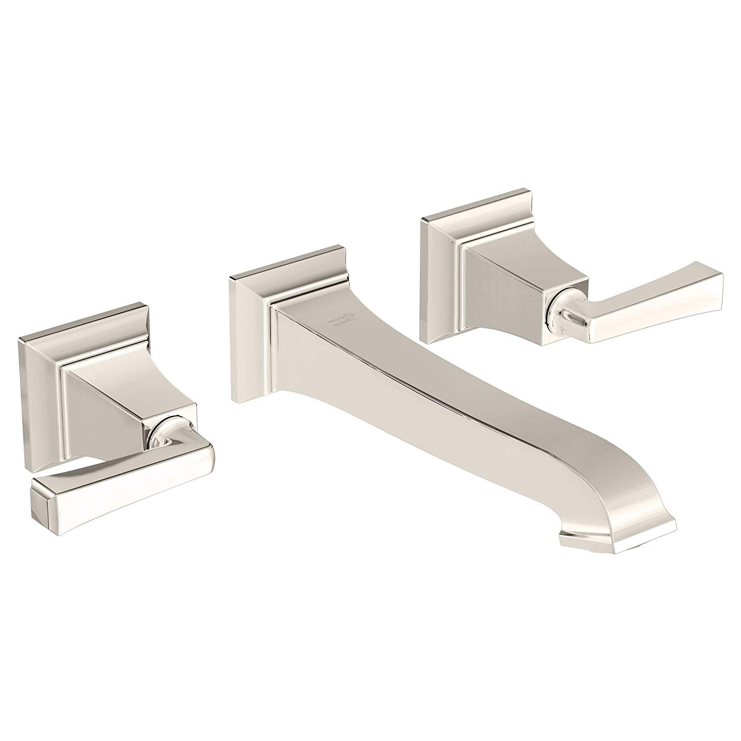 Town Square S Wall Mount Lav Faucet W/Lever Handles In Polished Nickel PVD