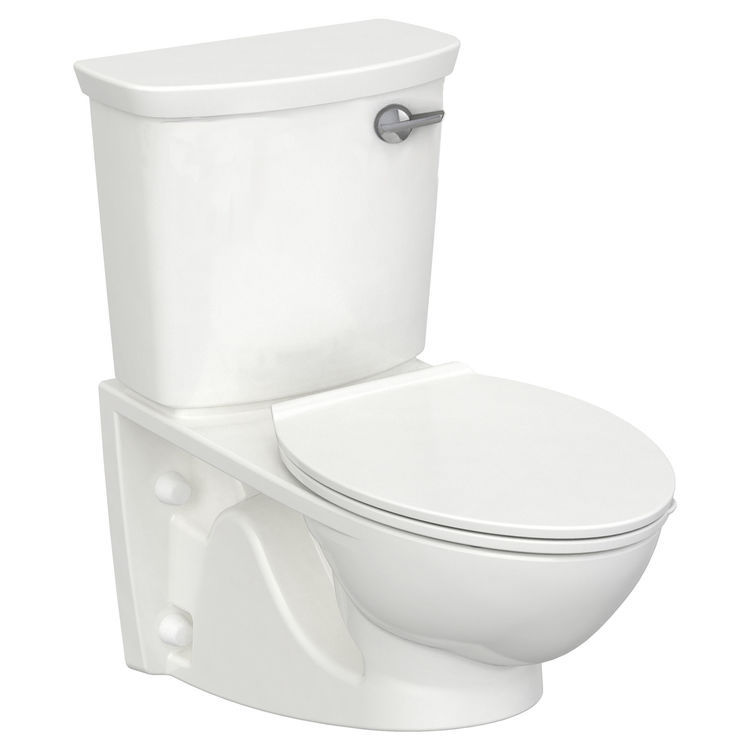 Glenwall Elongated Two Piece Toilet In White