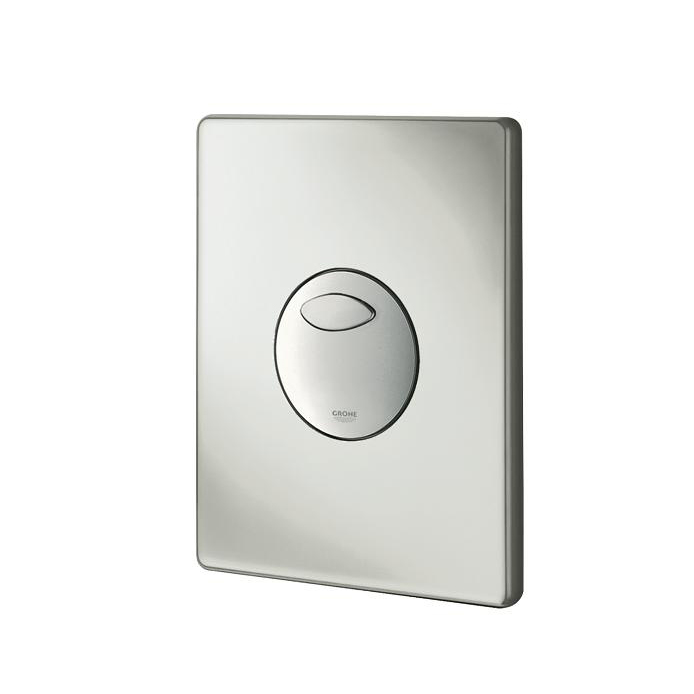 Skate Toilet Actuation Wall Plate in Matte Chrome