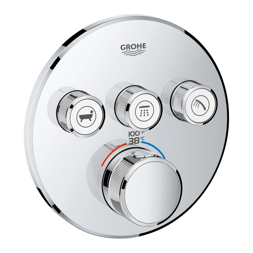 Grohtherm Smartcontrol Therm Trim In Chrome