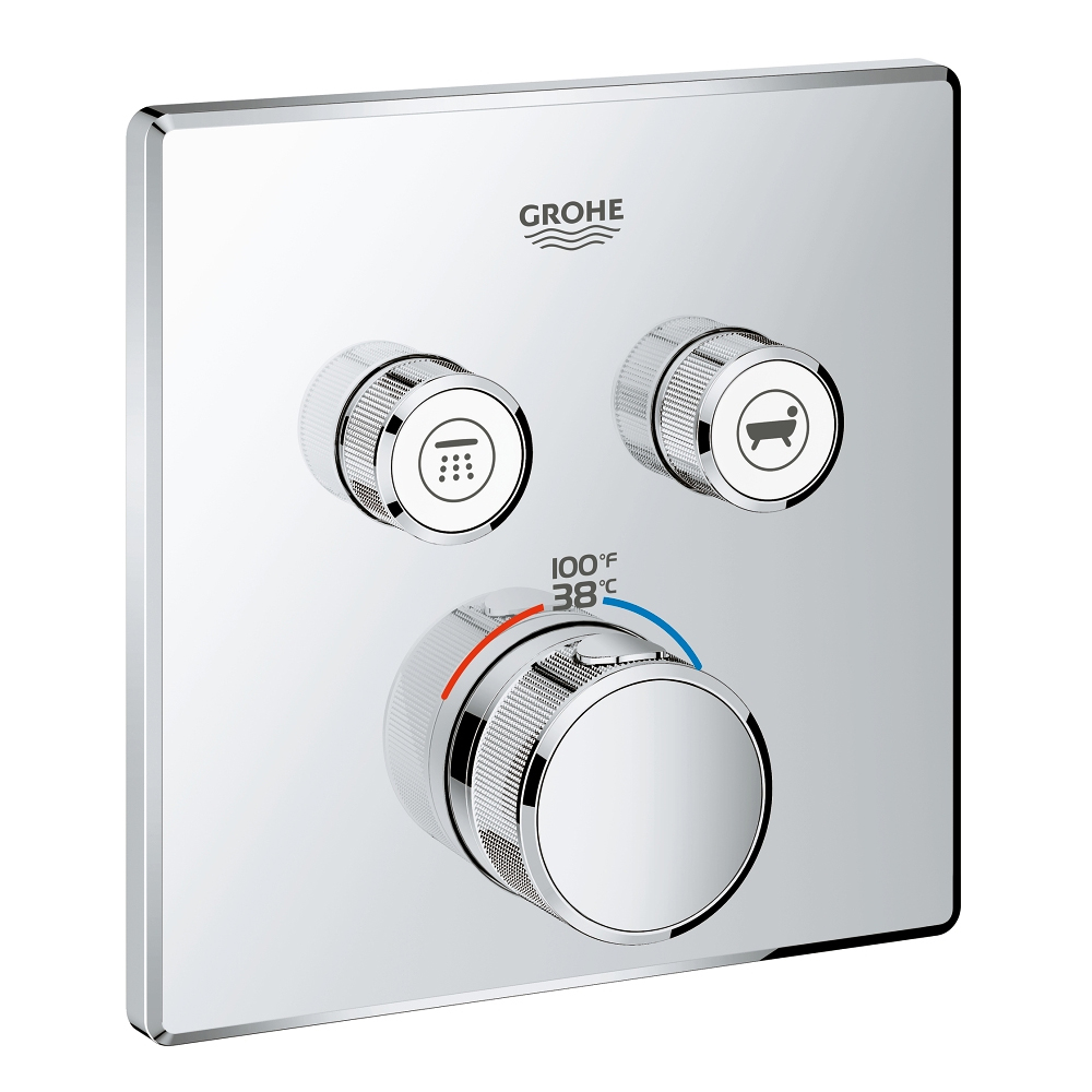 Grohtherm Smartcontrol Thermostatic Trim In Chrome