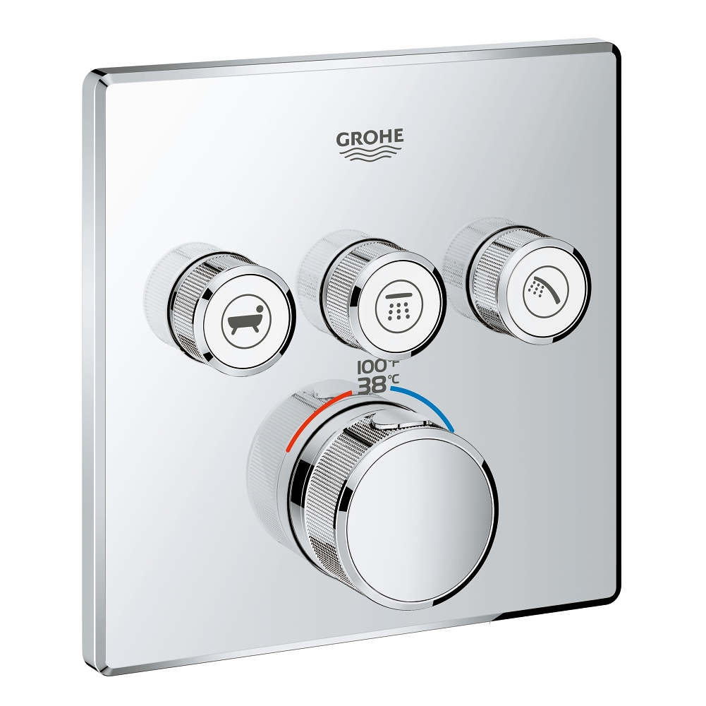 Grohtherm Smartcontrol Thermostatic Trim In Chrome