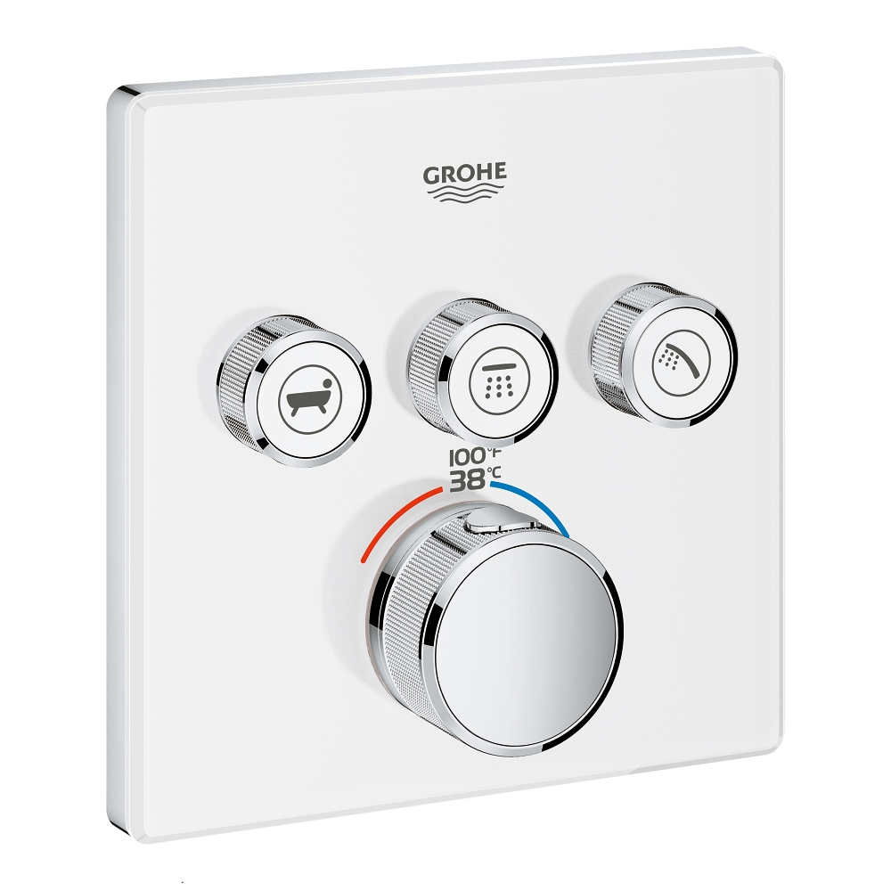 Grohtherm Smartcontrol Therm Trim In Moon White