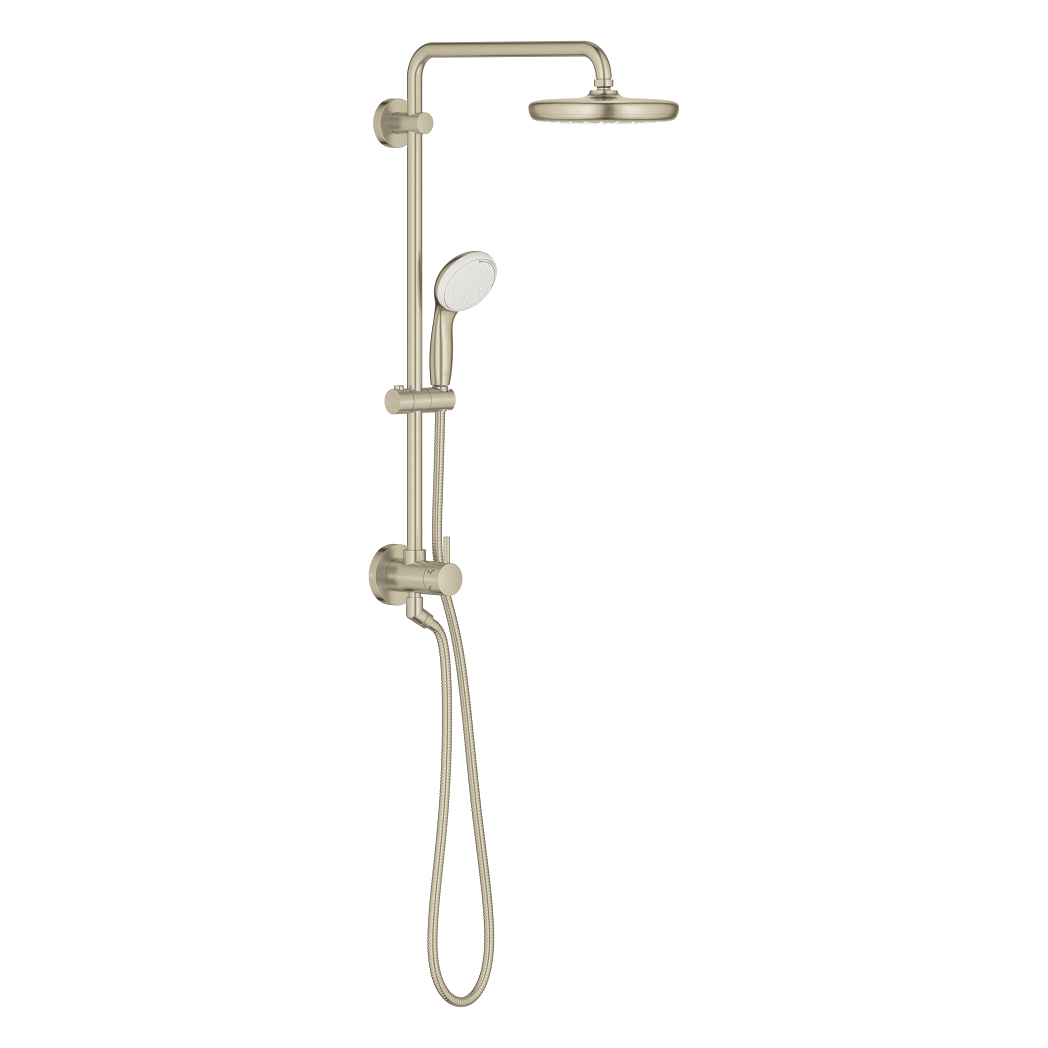 Retro-Fit 210 Shower System W/Shower Head and Hand Shower In Brushed Nickel Infinity Finish