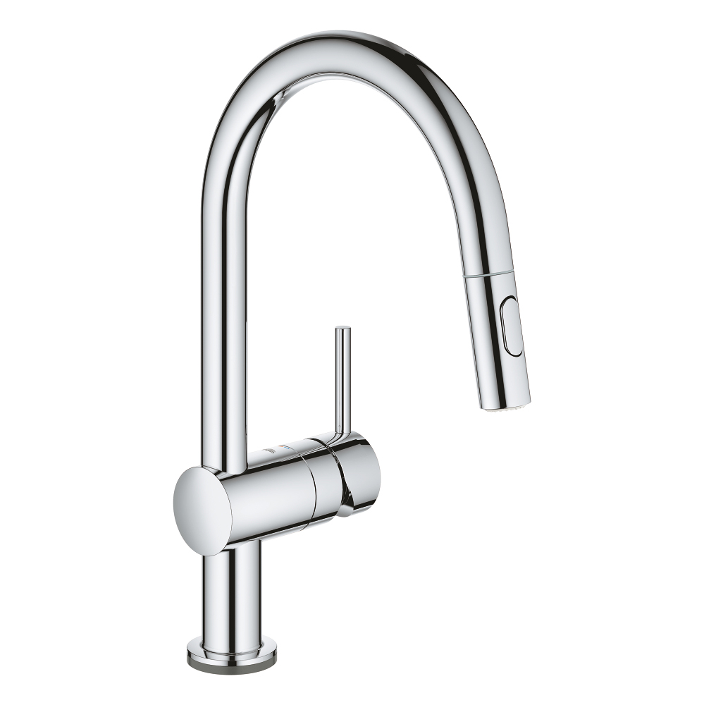 Minta Single Hole Touch Kitchen Faucet in Chrome