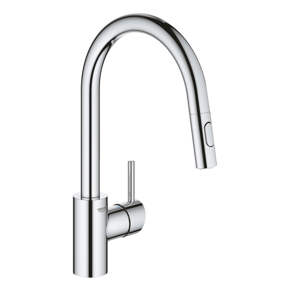 Concetto Pull-Down Kitchen Faucet in StarLight Chrome, 1.75 gpm