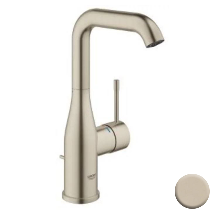 Essence 1-Hole L-Size Lav Faucet w/Drain in Polished Nickel, 1.2 gpm