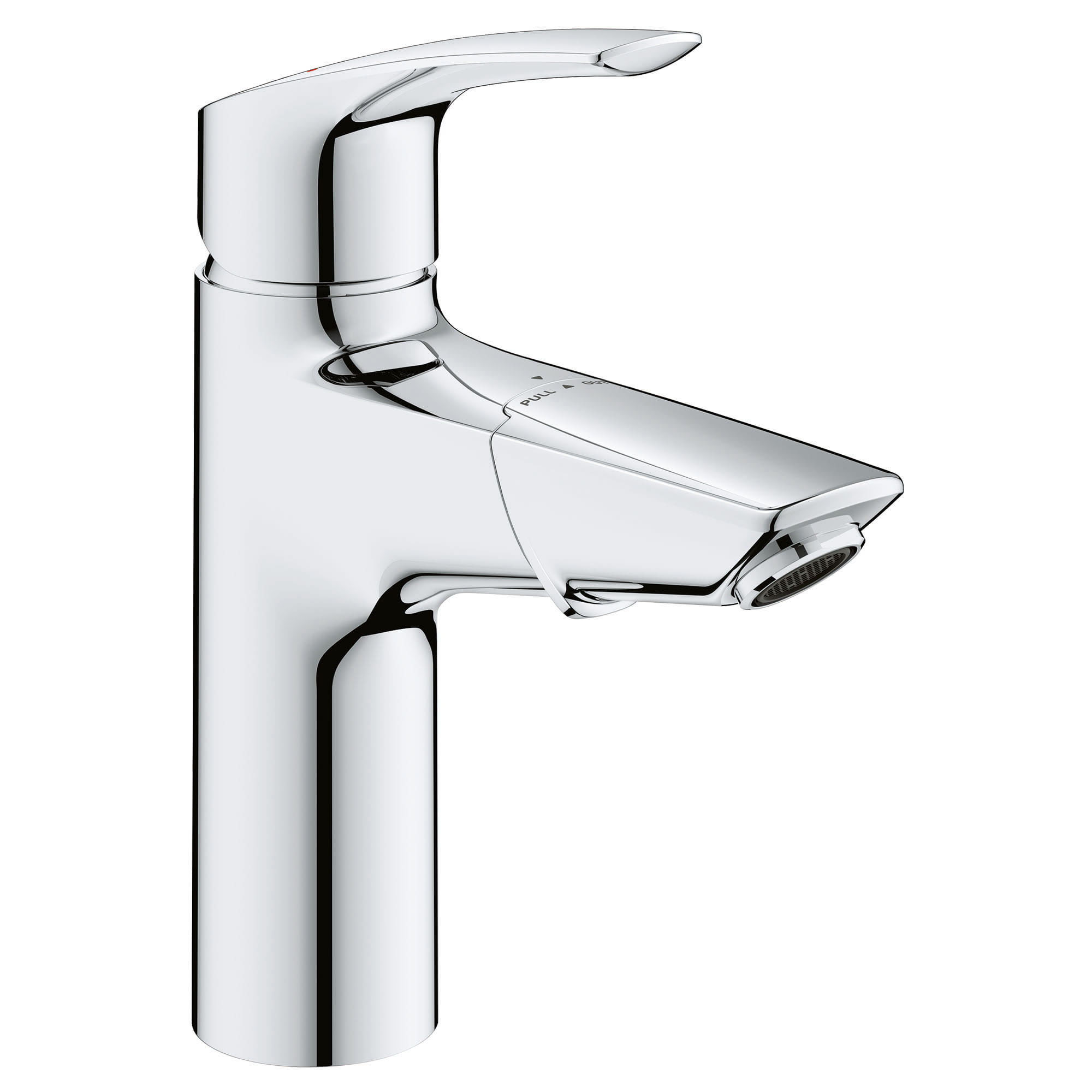 Eurosmart 1-Hole M-Size Lav Faucet w/Pullout Chrome, 1.2 gpm