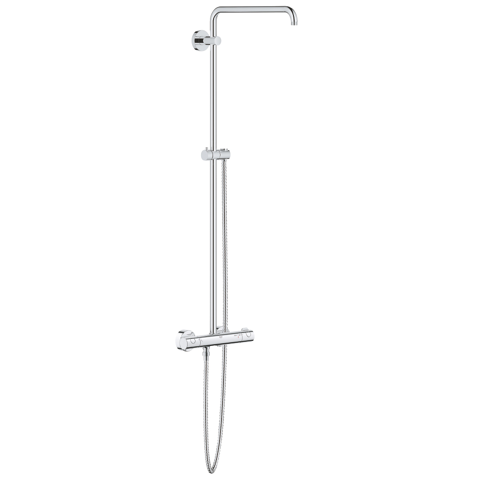 Euphoria Shower System Less Showerhead and Hand Shower In StarLight Chrome