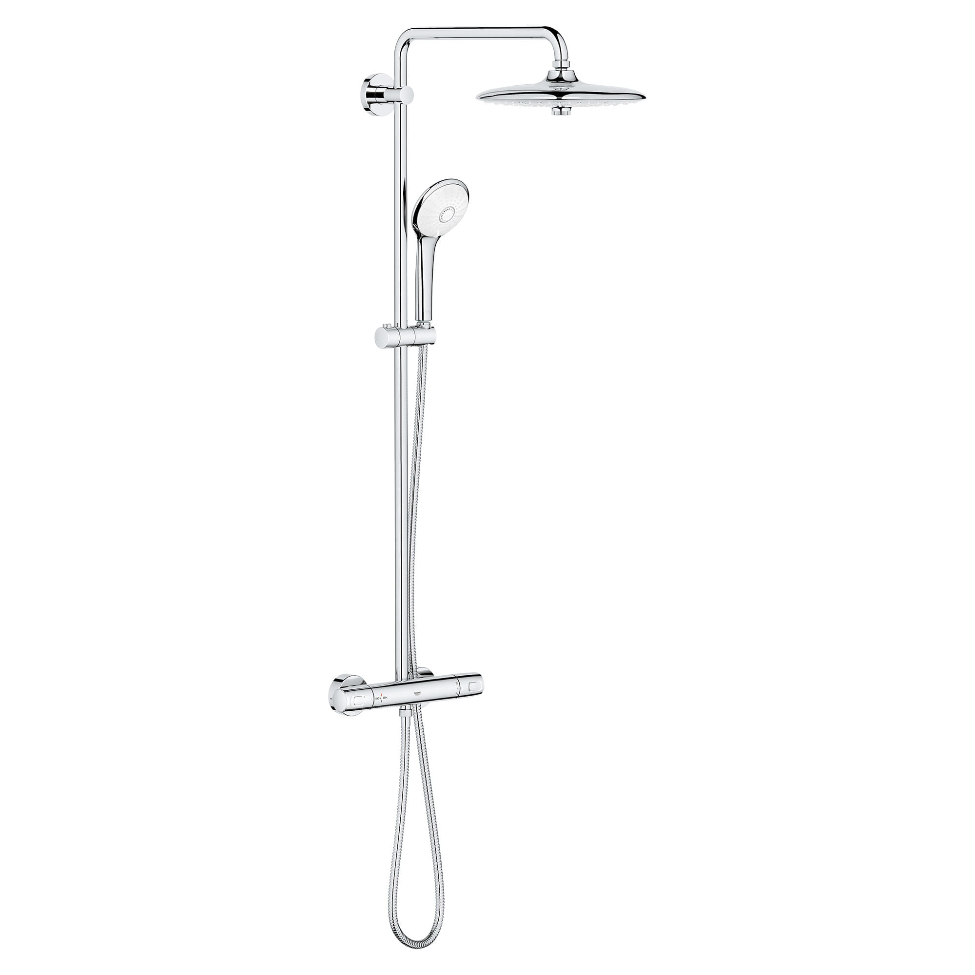 Euphoria 260 Cooltouch Shower System in Brushed Nickel, 1.75 gpm