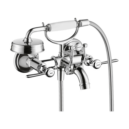Axor Montreux Wall Mnt Tub Filler w/Lever Hdls in Chrome