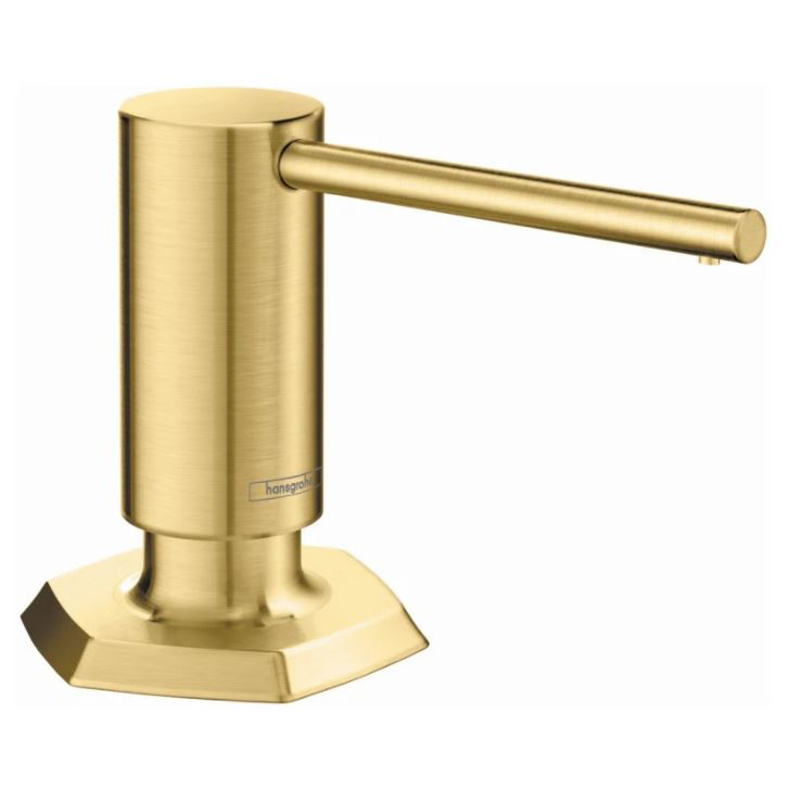 Locarno Soap Dispenser in Brushed Gold Optic