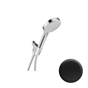 Vernis Blend Handshower 100 Set Vario-Jet in Matte Black, 2.5 gpm