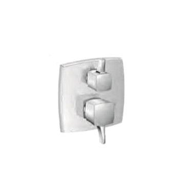 Ecostat Classic Square Pressure Balance Trim w/Diverter in Chrome