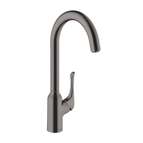 Allegro N Single Hole Bar Faucet in Brushed Black Chrome