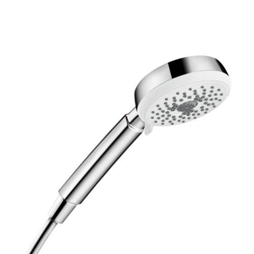 Crometta 100 Multi-Function Hand Shower In White/Chrome 