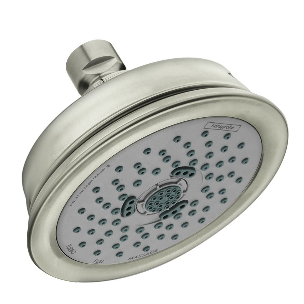 Croma 100 Classic Multi-Function Showerhead In Brushed Nickel 