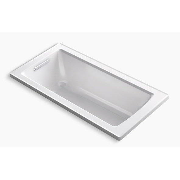 Archer 60x30" Drop-In Bathtub w/Bask Heated Surface in White