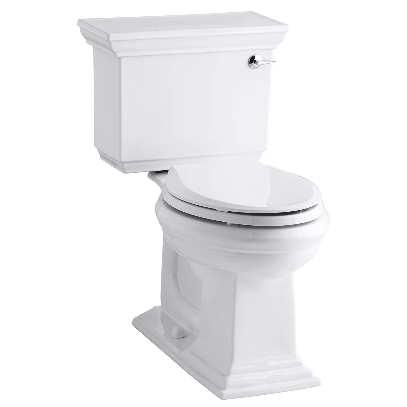 Memoirs Stately Comfort Height 2 pc Elongated Toilet in White