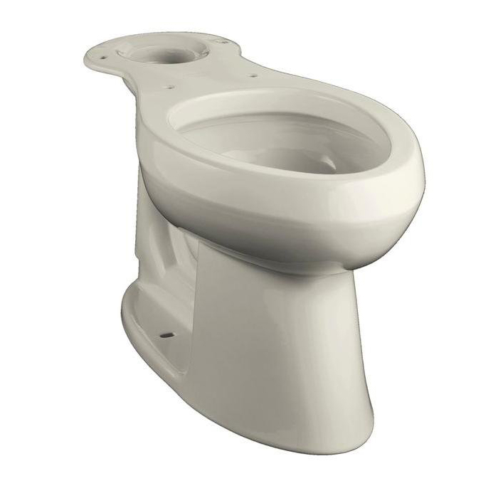Highline Comfort Height Elongated Toilet Bowl Only in Biscuit **SEAT NOT INCLUDED**