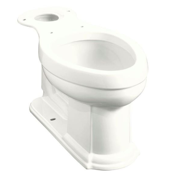 Devonshire Comfort Height Elongated Toilet Bowl Only in White **SEAT NOT INCLUDED**