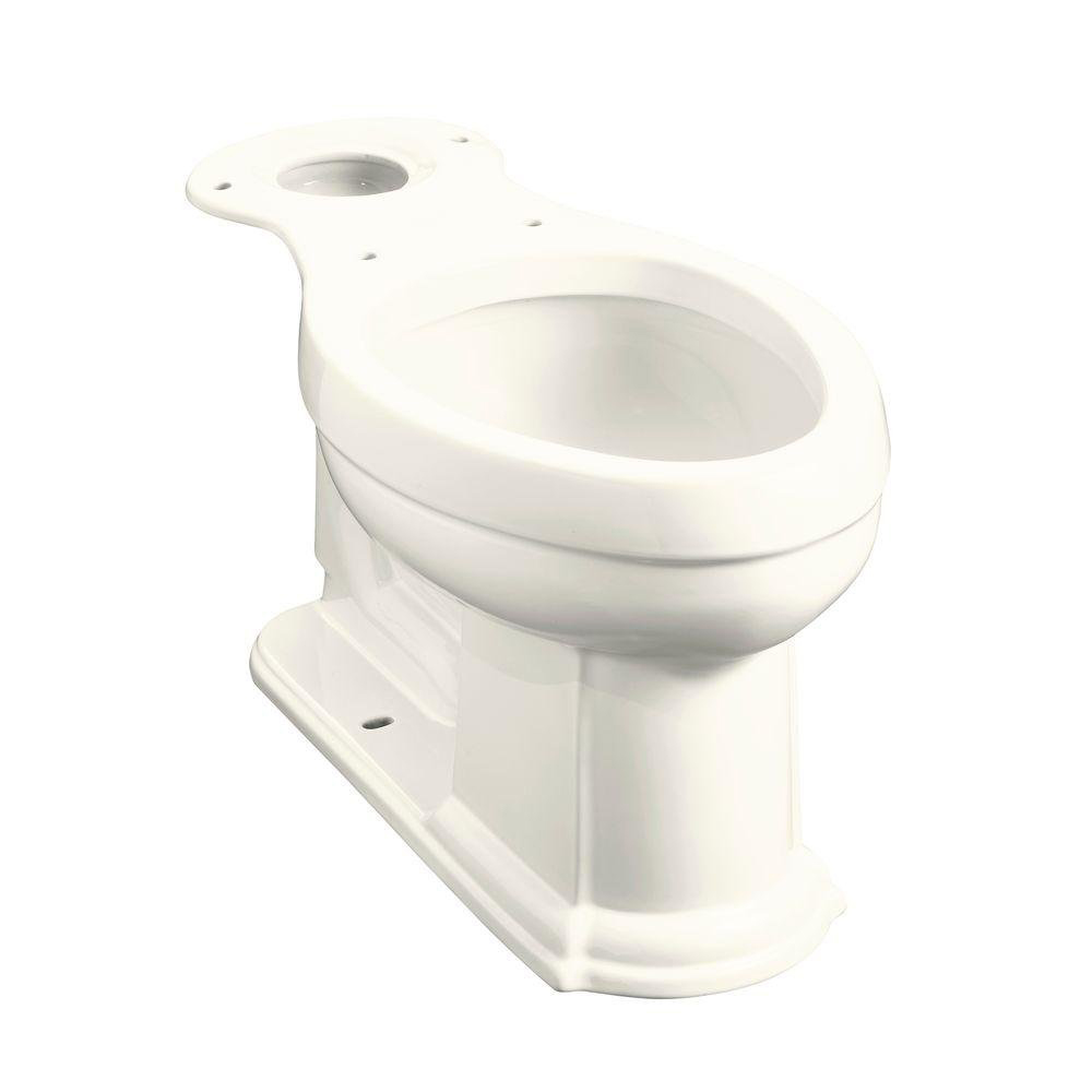 Devonshire Comfort Height Elongated Toilet Bowl Only in Biscuit **SEAT NOT INCLUDED**