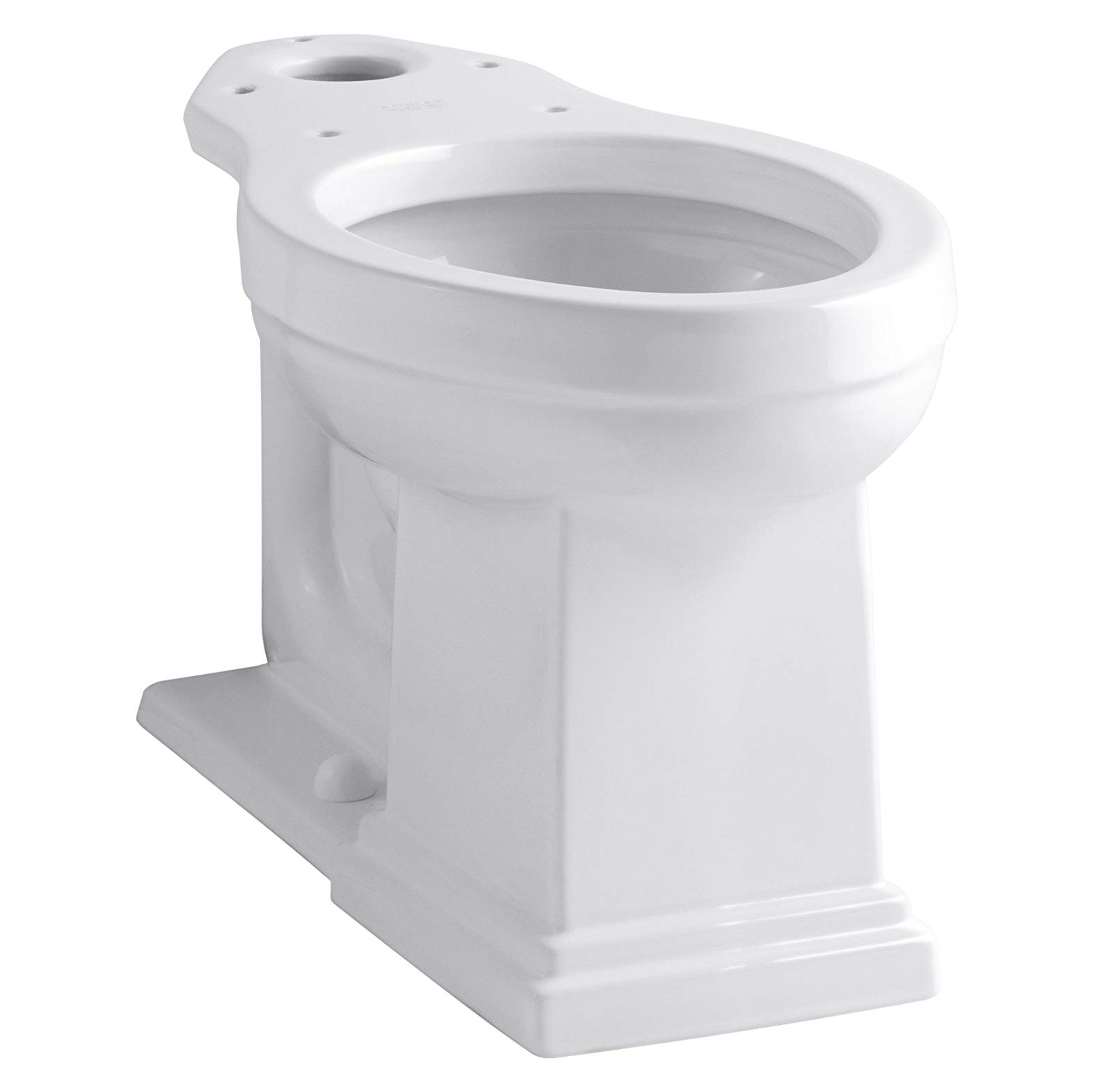 Tresham Comfort Height Elongated Toilet Bowl Only in White **SEAT NOT INCLUDED**