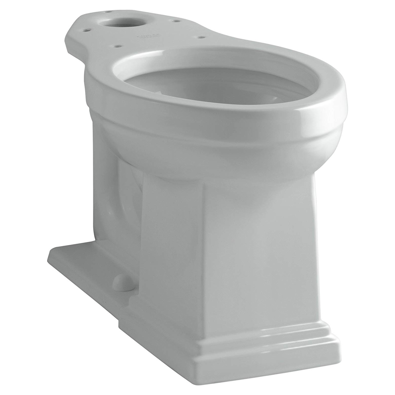 Tresham Comfort Height Elongated Toilet Bowl Only in Ice Grey **SEAT NOT INCLUDED**