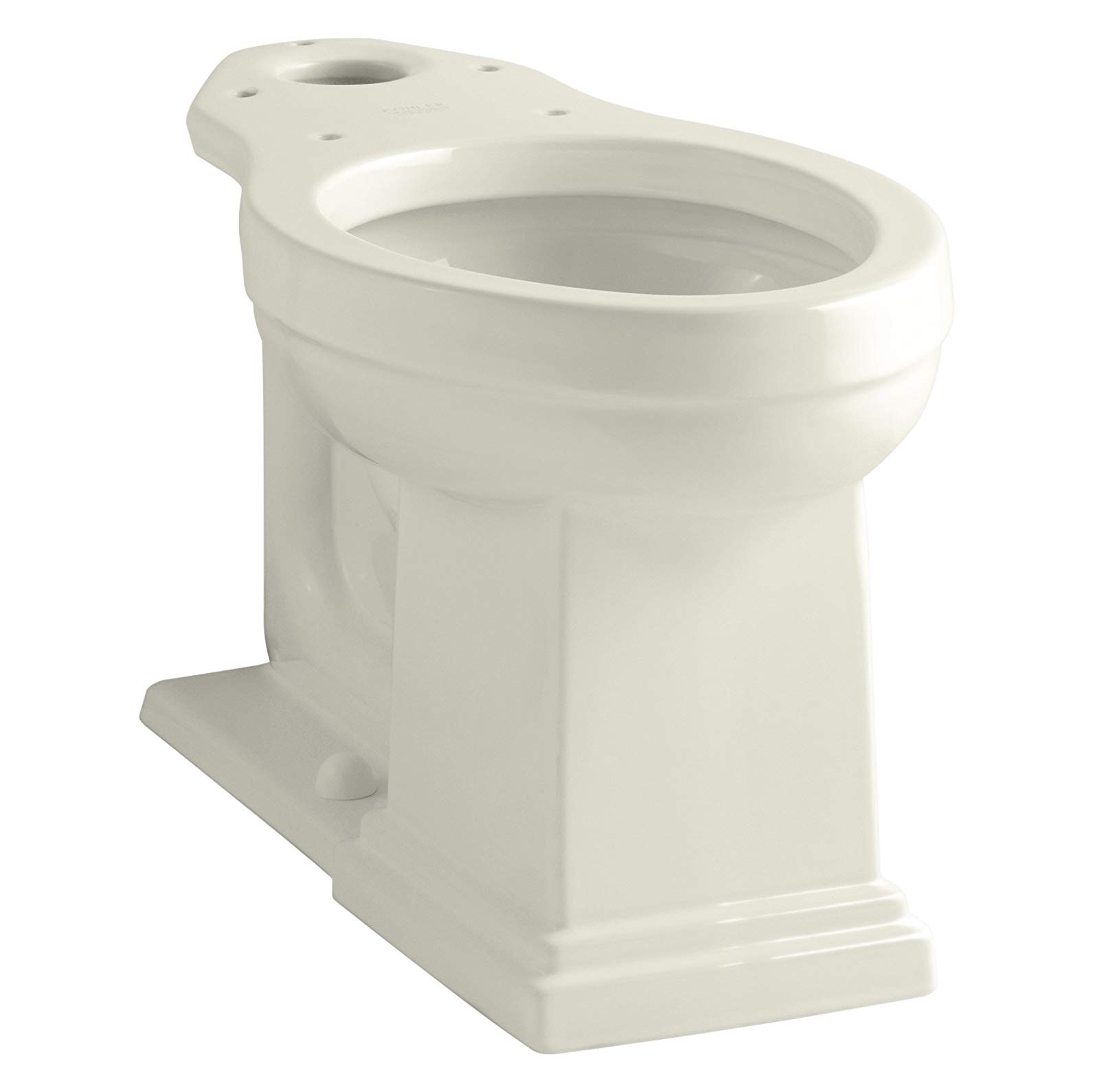 Tresham Comfort Height Elongated Toilet Bowl Only in Biscuit **SEAT NOT INCLUDED**