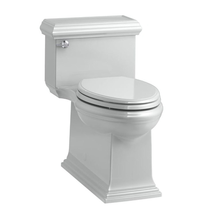Memoirs Classic Comfort Height 1 pc Toilet in Ice Grey