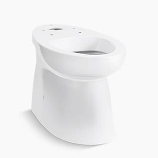Brella Elongated Toilet Bowl Only in White **SEAT NOT INCLUDED**