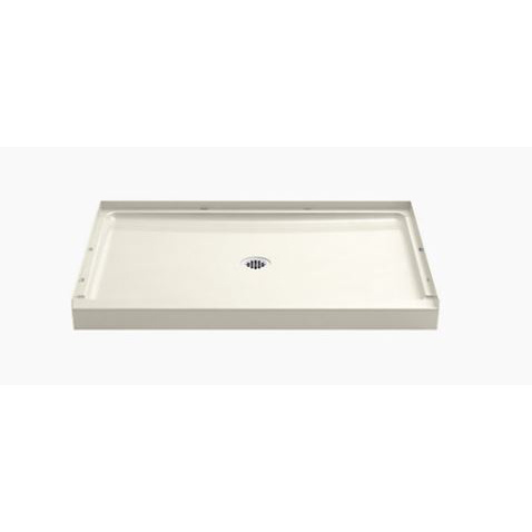 Guard+ 48x34x4-3/16" Vikrell Shower Base in Biscuit