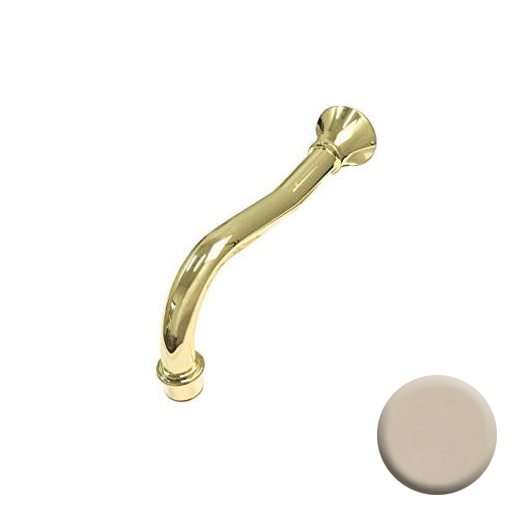 Georgian Era 10" Wall Mounted Tub Spout in Polished Nickel