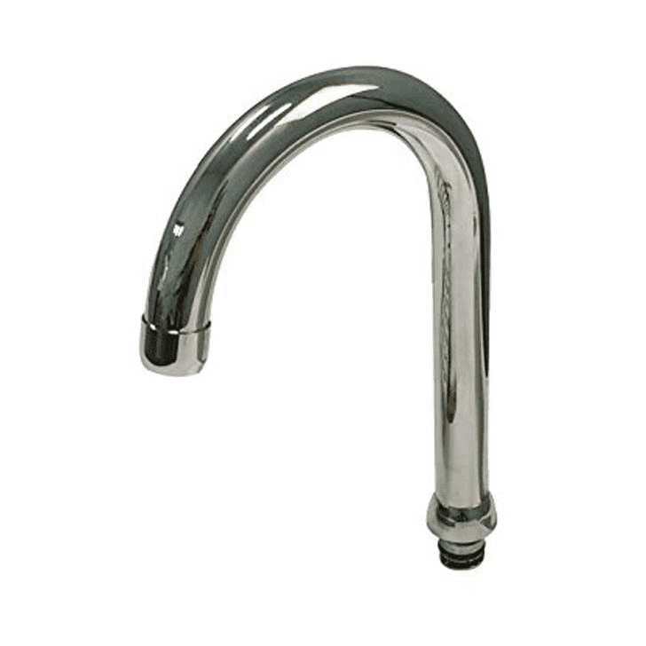 Country Kitchen C Spout Only for Bar Faucets Polished Nickel