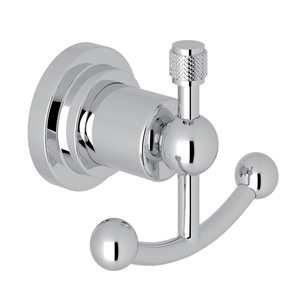 Campo Double Robe Hook in Polished Chrome