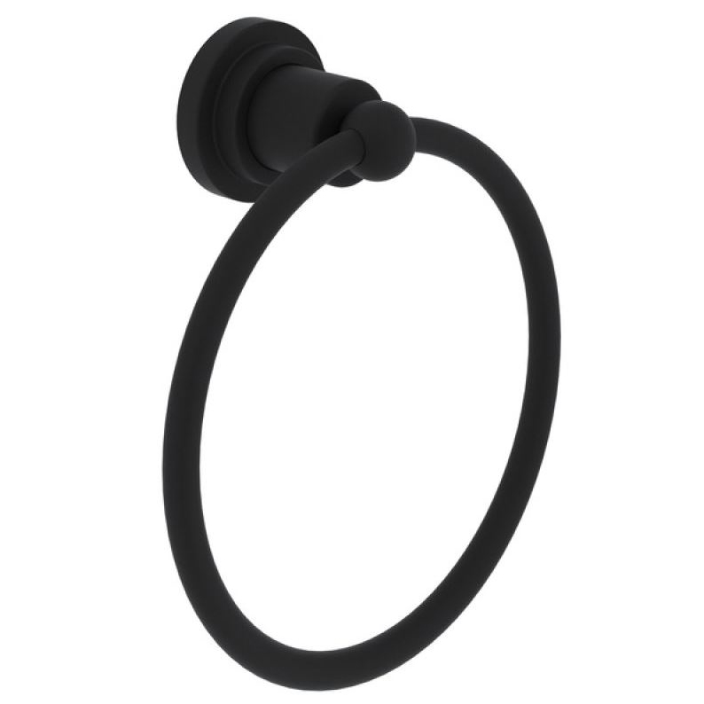 Campo Towel Ring in Matte Black