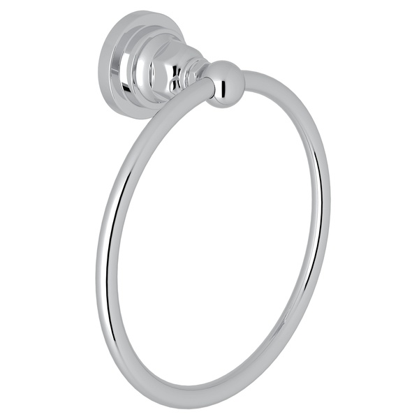 San Giovanni Towel Ring in Polished Chrome