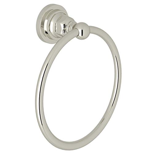 San Giovanni Towel Ring in Polished Nickel