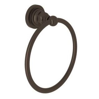 San Giovanni Towel Ring in Tuscan Brass